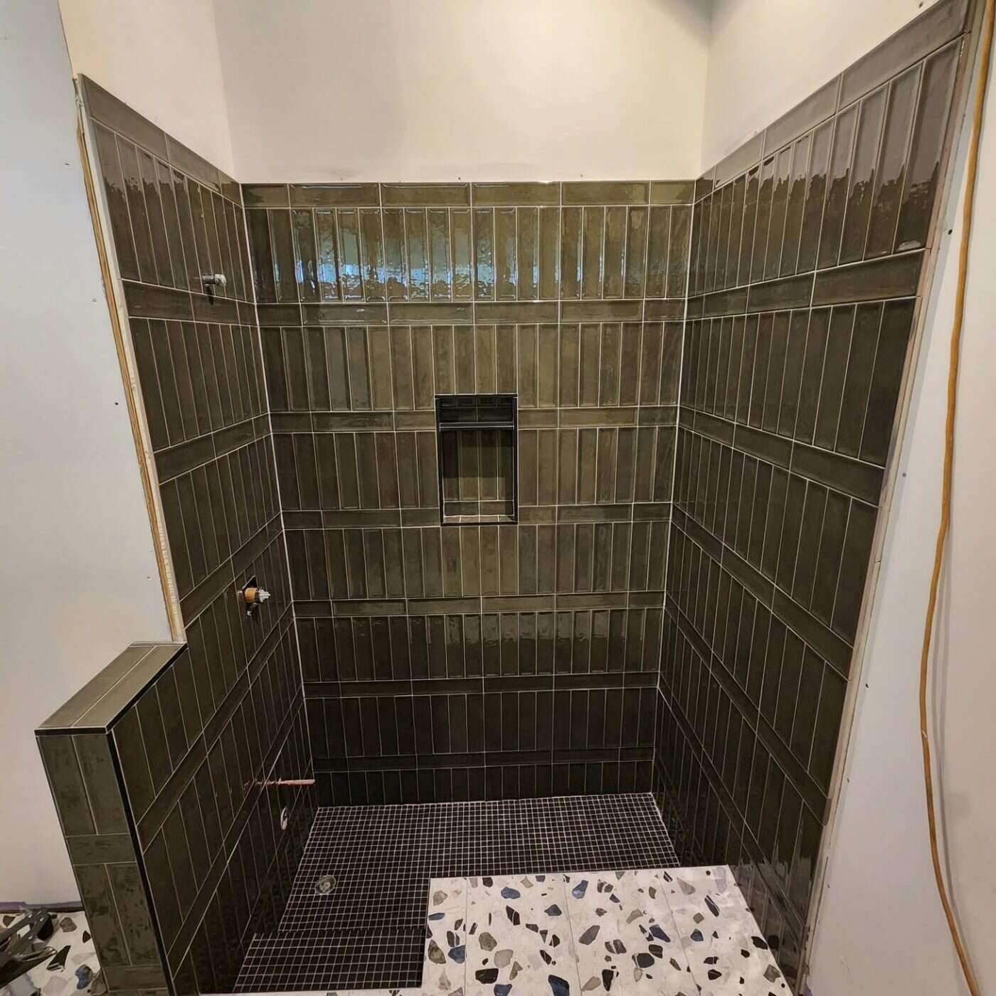 Shower after tile install